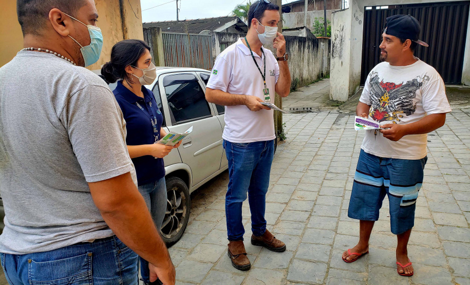 Portos do Paraná coordena ação de educação ambiental em Paranaguá. Foto: Portos do Paraná
