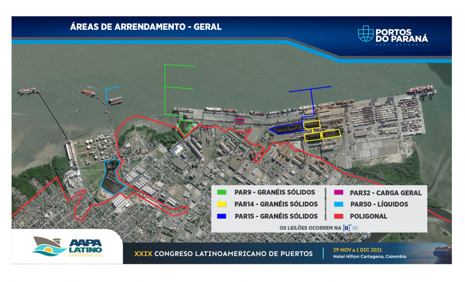 Portos do Paraná apresenta projetos estruturantes em evento internacional - Paranaguá, 29/11/2021 - Foto: Cesar Alberto Teixeira de Oliveira