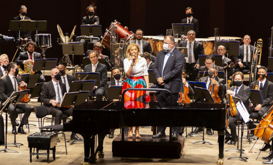 Orquestra Sinfônica do Paraná reencontra o público no grande auditório do Teatro Guaíra