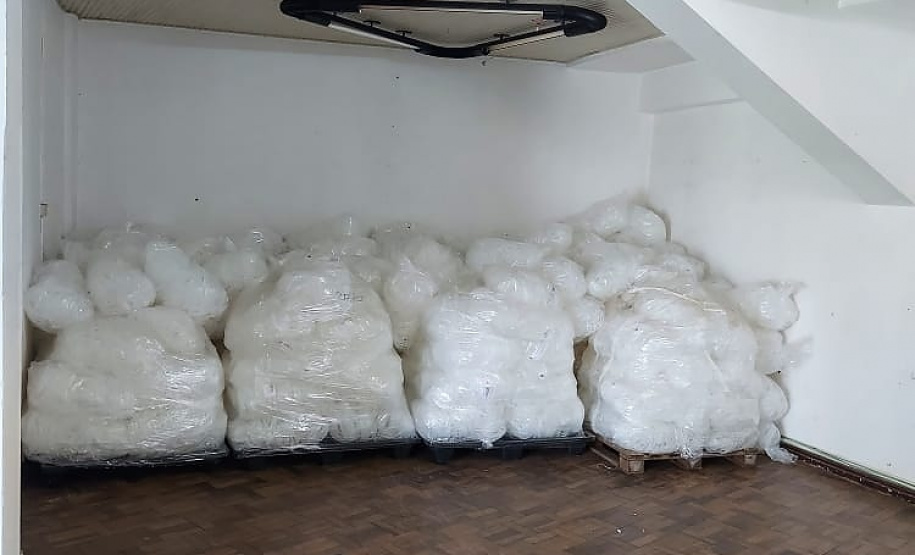 Parceria entre Sesa e Superintendência Geral do Esporte garantiu armazenamento e facilidade logística de EPI’s Foto: Comp / Sesa