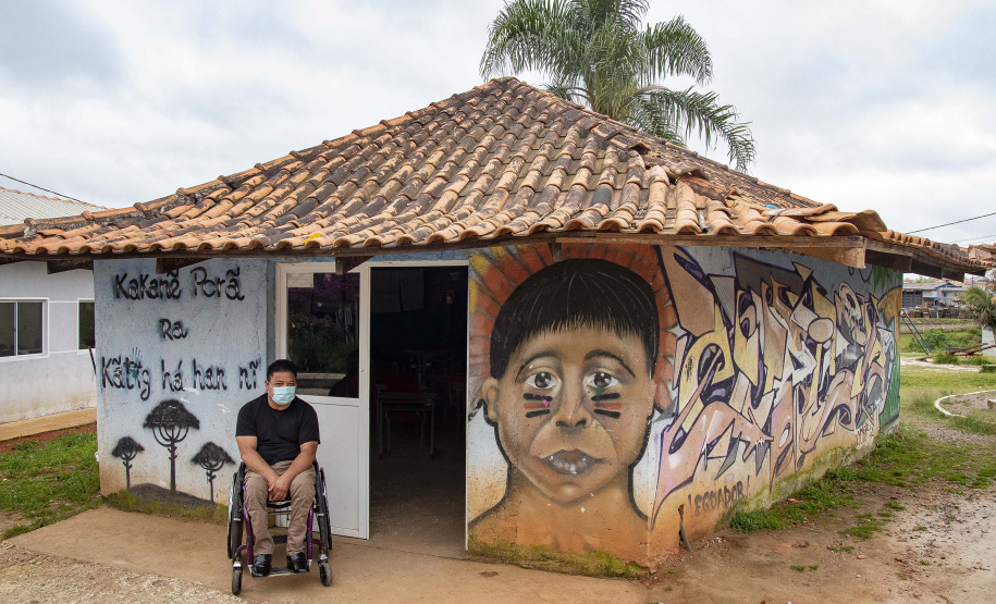 Artesãos de comunidades indígenas fazem a formação da Bolsa Qualificação. Foto: Kraw Penas/SECC