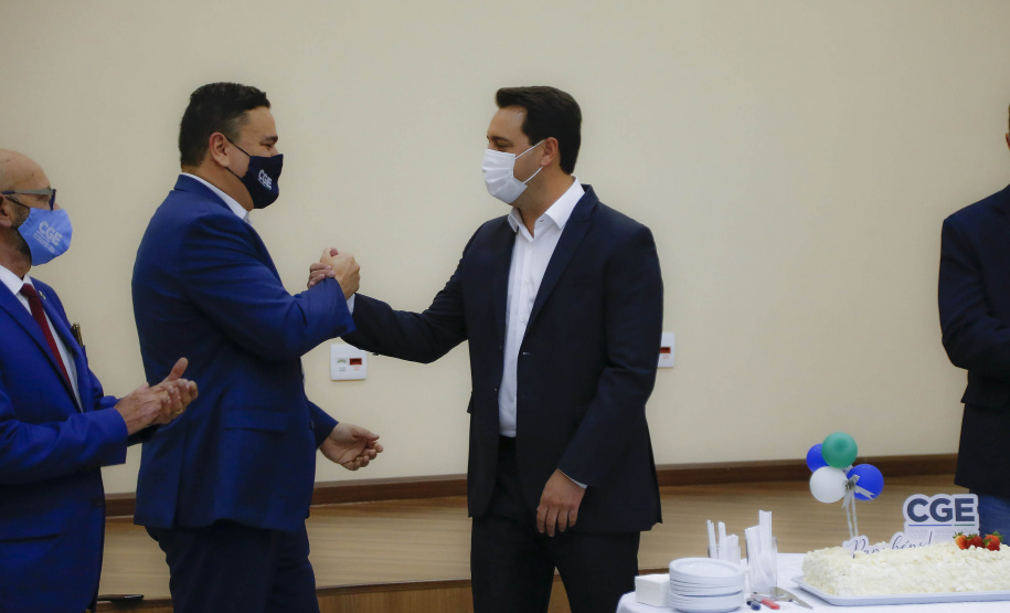 O governador Carlos Massa Ratinho Junior participa nesta quarta-feira (10), da  comemoração de oito anos da criação desse órgão central de controle e combate à corrupção - CGE.    - 10/11/2021