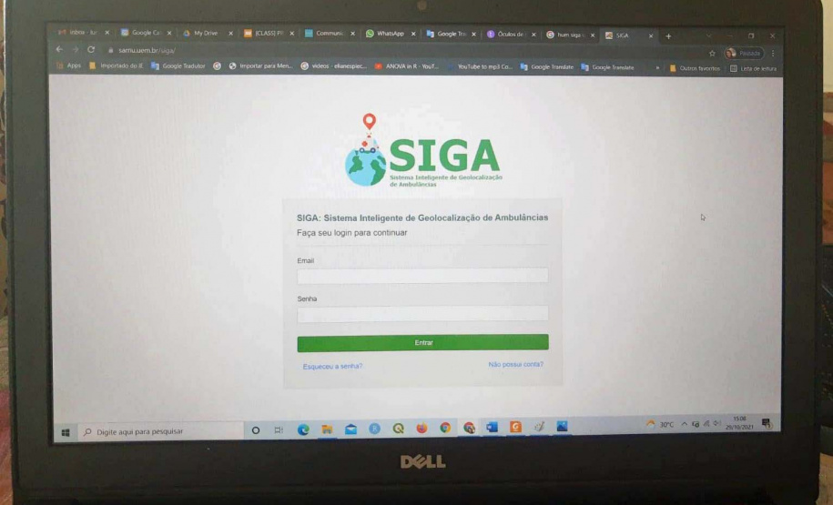 Estudantes da UEM desenvolvem aplicativo para facilitar a comunicação entre hospitais e ambulâncias do Samu. Foto: UEM