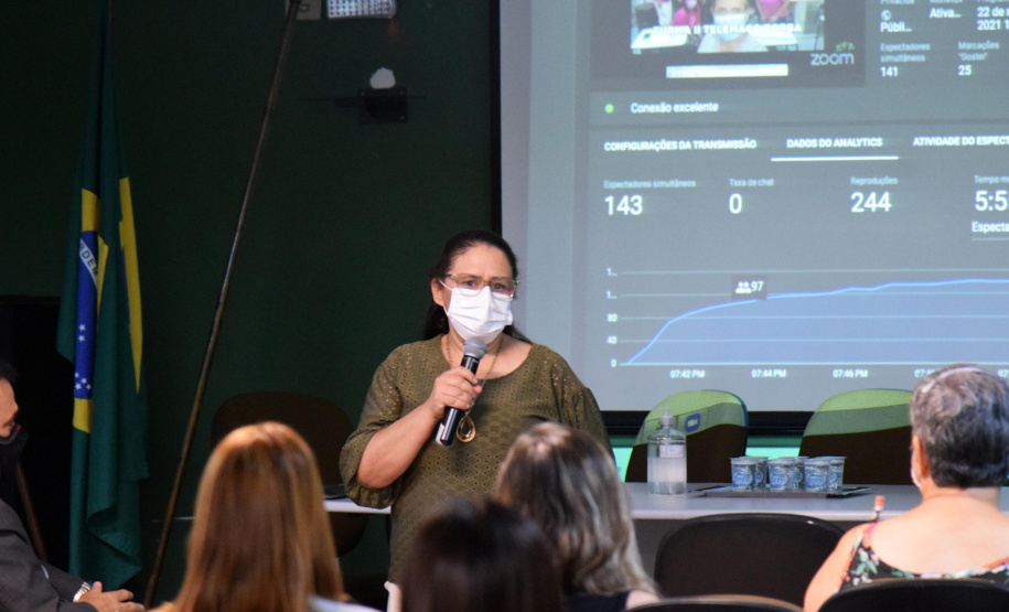 O secretário de Estado da Saúde, Beto Preto, acompanhou o encerramento do ano letivo do curso Técnico em Enfermagem da Escola de Saúde Pública. - Curitiba, 23/11/2021 - Foto: Américo Antonio/SESA