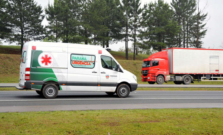 O governador Carlos Massa Ratinho Junior e secretários de Estado apresentam nesta sexta-feira (26), em conjunto com a Polícia Rodoviária Federal, detalhes do plano de operação para o fim da concessão das rodovias paranaenses, que ocorre neste final de semana. - 26/11/2021