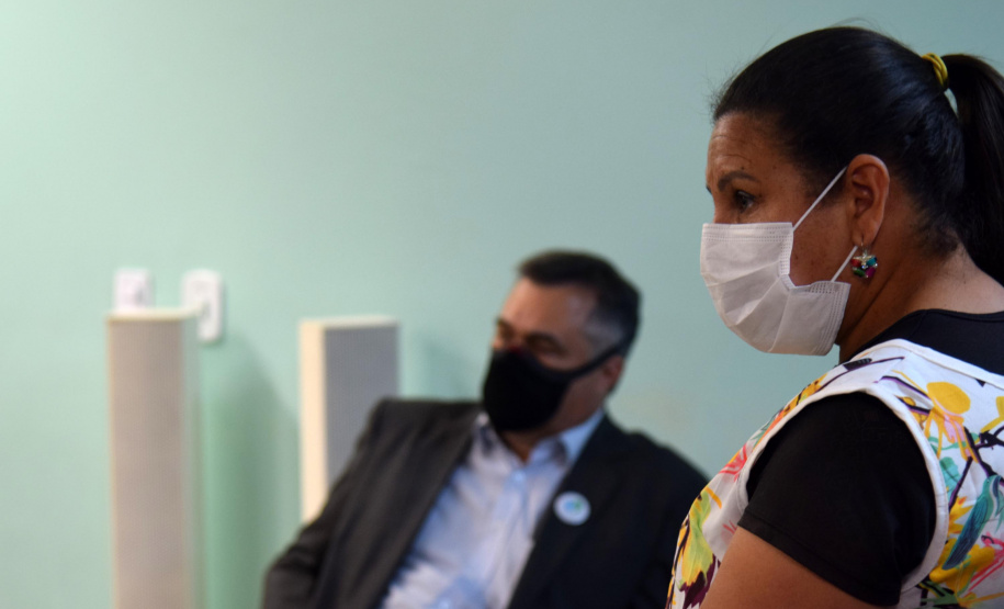O secretário de Estado da Saúde, Beto Preto, acompanhou o encerramento do ano letivo do curso Técnico em Enfermagem da Escola de Saúde Pública. - Curitiba, 23/11/2021 - Foto: Américo Antonio/SESA