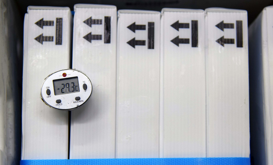 170.820 vacinas contra a Covid-19 que chegaram ao Paraná são para adolescentes . Foto: Américo Antonio/SESA