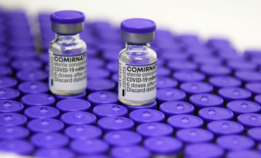 170.820 vacinas contra a Covid-19 que chegaram ao Paraná são para adolescentes . Foto: Américo Antonio/SESA