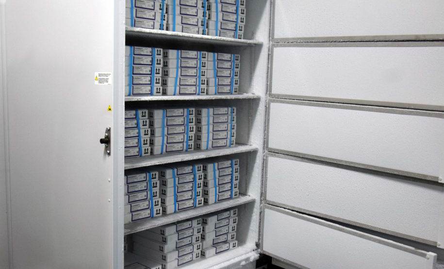 170.820 vacinas contra a Covid-19 que chegaram ao Paraná são para adolescentes . Foto: Américo Antonio/SESA