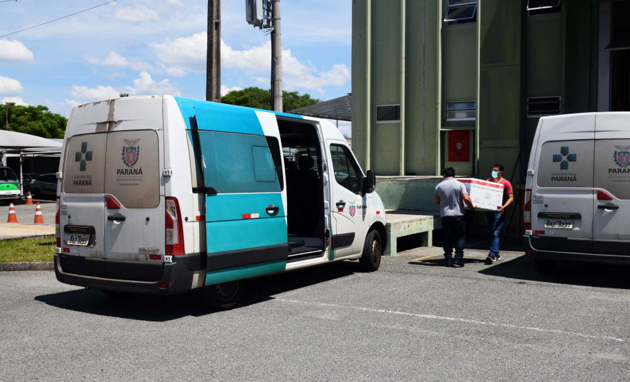 Estado distribui mais 474 mil vacinas contra a Covid-19 . Foto: Américo Antonio/SESA