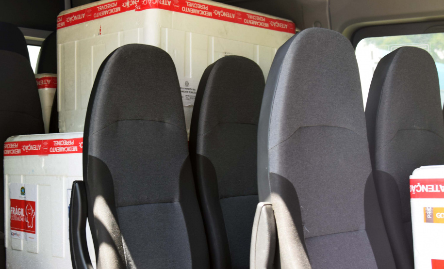 Estado distribui mais 474 mil vacinas contra a Covid-19 . Foto: Américo Antonio/SESA