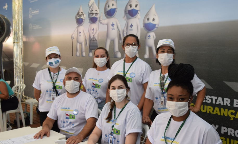 Paraná e ministérios do Brasil e Paraguai promovem testagem e vacinação na fronteira