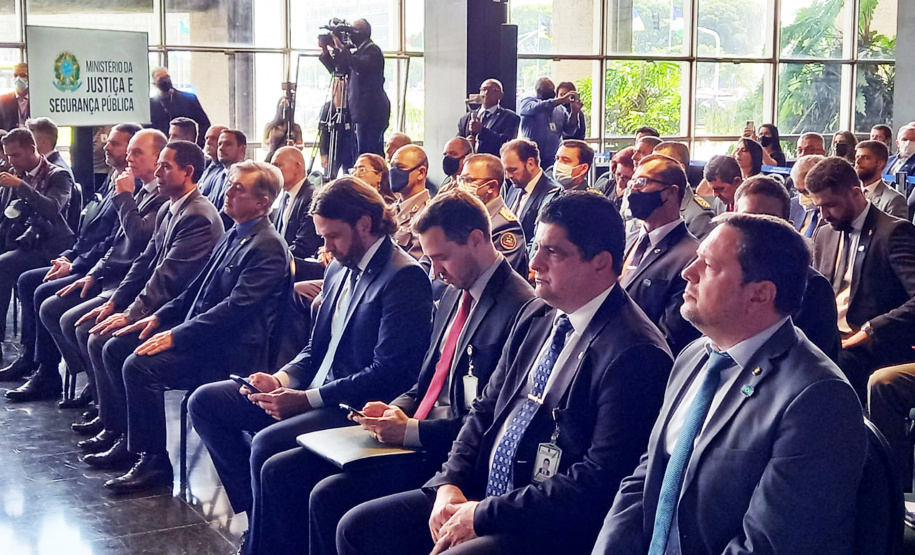 Paraná é contemplado com R$ 12,1 milhões em viaturas, capacetes e acessórios do Ministério da Justiça e Segurança Pública - Brasília, 25/11/2021 - Foto: SESP-PR