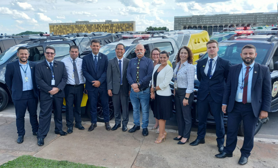Paraná é contemplado com R$ 12,1 milhões em viaturas, capacetes e acessórios do Ministério da Justiça e Segurança Pública - Brasília, 25/11/2021 - Foto: SESP-PR