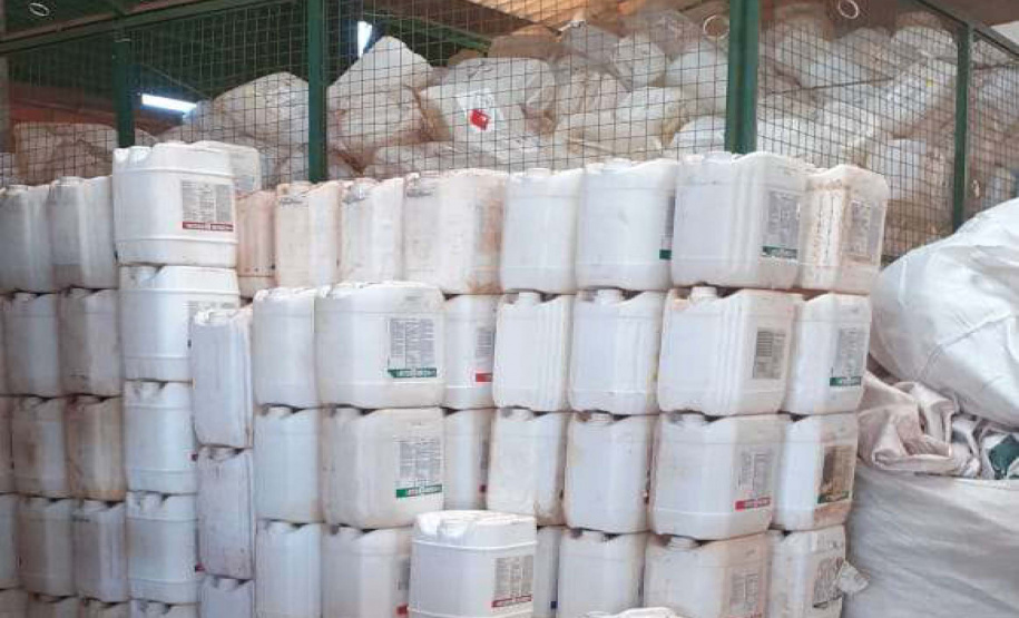 Paraná condiciona cadastro de produtos inseridos na logística reversa ao licenciamento ambiental . Foto: INPEV- Guarapuava.