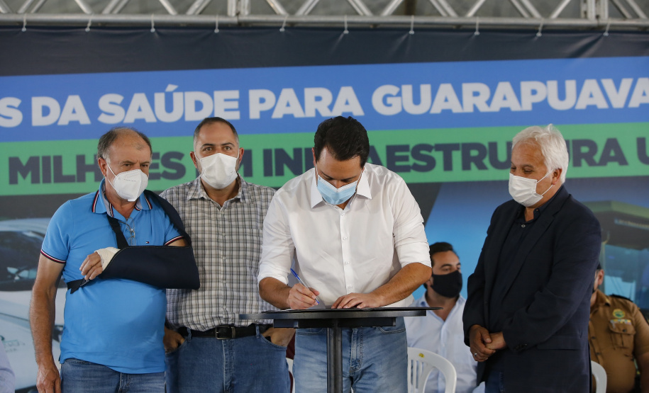 Governador libera R$ 59,6 milhões para Guarapuava investir em qualificação urbana e saúde