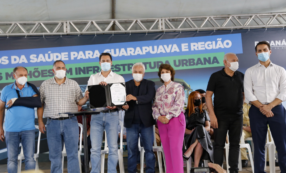 Governador libera R$ 59,6 milhões para Guarapuava investir em qualificação urbana e saúde
