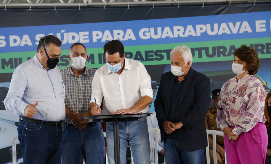 Governador libera R$ 59,6 milhões para Guarapuava investir em qualificação urbana e saúde