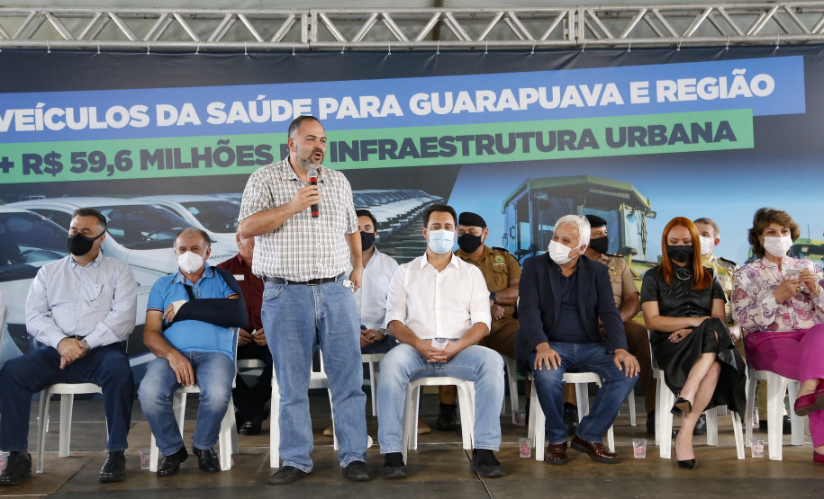 Governo do Estado entrega 67 veículos para Saúde de Guarapuava e Região