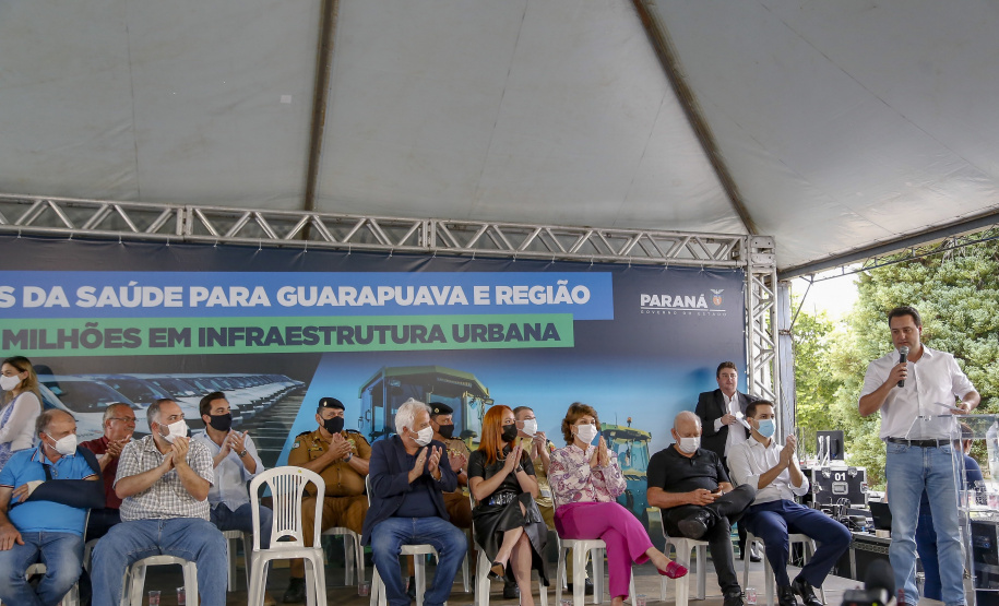 Governador libera R$ 59,6 milhões para Guarapuava investir em qualificação urbana e saúde