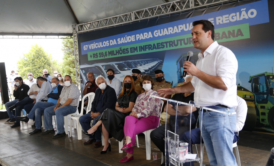 Governador libera R$ 59,6 milhões para Guarapuava investir em qualificação urbana e saúde