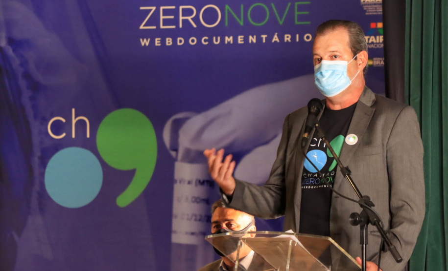 Lançamento Webdocumentário Chamada Zeronove - Curitiba, 22/11/2021 - Foto: José Fernando Ogura/AEN