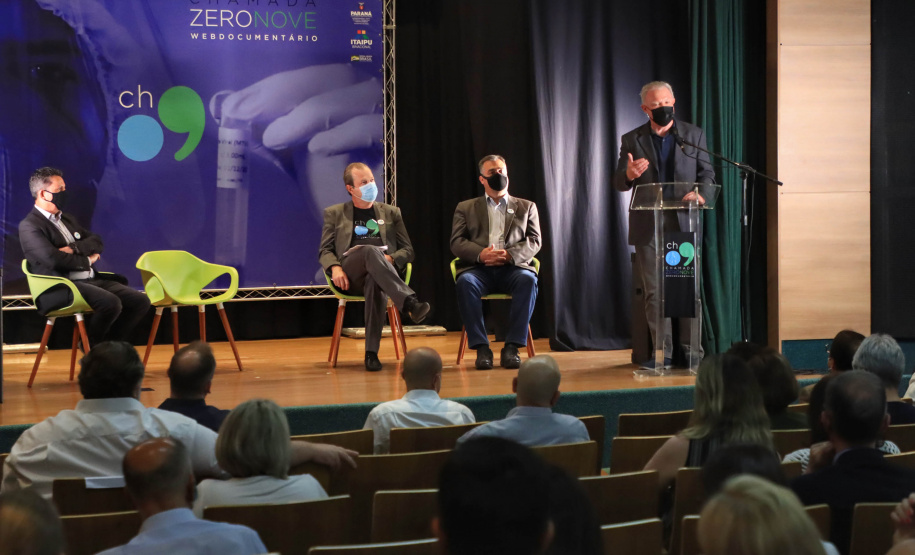 Lançamento Webdocumentário Chamada Zeronove - Curitiba, 22/11/2021 - Foto: José Fernando Ogura/AEN
