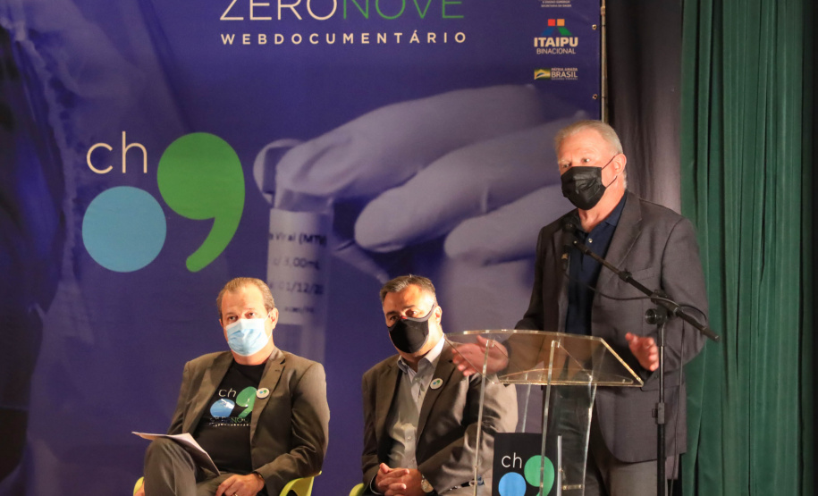 Lançamento Webdocumentário Chamada Zeronove - Curitiba, 22/11/2021 - Foto: José Fernando Ogura/AEN