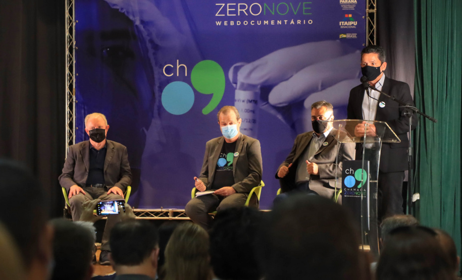 Lançamento Webdocumentário Chamada Zeronove - Curitiba, 22/11/2021 - Foto: José Fernando Ogura/AEN