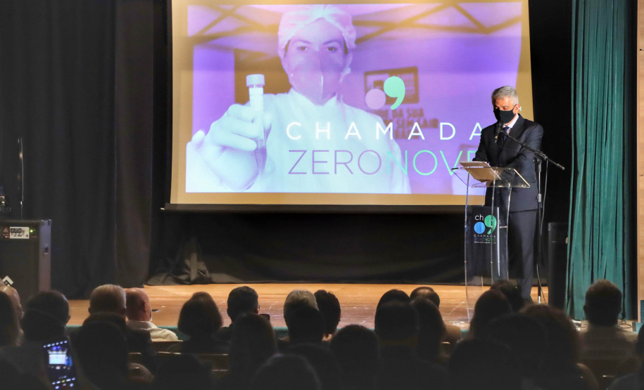 Lançamento Webdocumentário Chamada Zeronove - Curitiba, 22/11/2021 - Foto: José Fernando Ogura/AEN