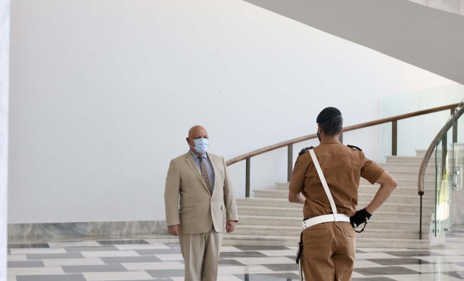 O vice-governador Darci Piana se reuniu nesta quarta-feira (24), no Palácio Iguaçu, com o novo cônsul-geral do Japão em Curitiba, Keiji Hamada. Foto:Camila Tonett/Vice-governadoria