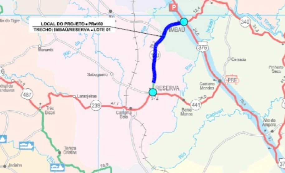 Estado assina ordem de serviço para pavimentação entre Imbaú e Reserva, nos Campos Gerais Foto: DER