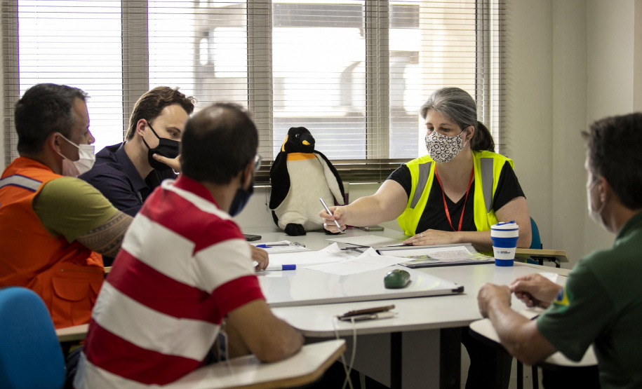 Portos do Paraná executa treinamento para gerenciamento de emergências ambientais - Paranaguá, 26/11/2021 - Foto: Claudio Neves/Portos do Paraná