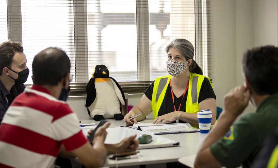 Portos do Paraná executa treinamento para gerenciamento de emergências ambientais - Paranaguá, 26/11/2021 - Foto: Claudio Neves/Portos do Paraná