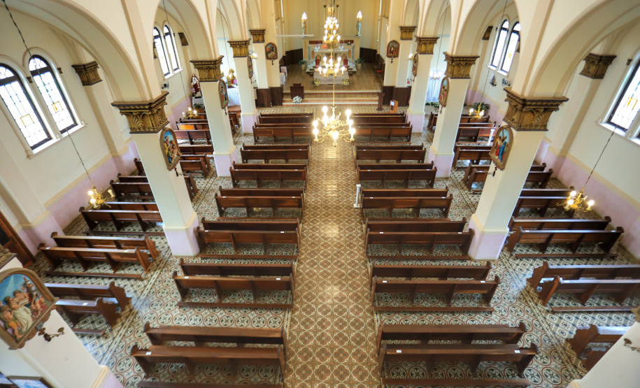 02-2021 Irati - Igreja Matriz Nossa Senhora da Luz. Foto: José Fernando Ogura/AEN