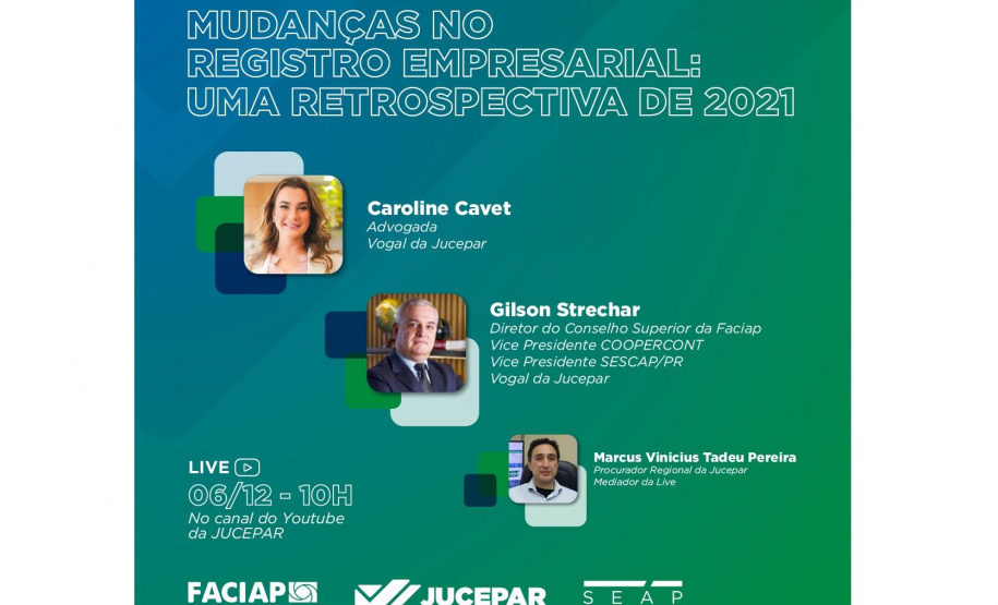 Jucepar faz retrospectiva sobre principais mudanças no registro empresarial de 2021 - Foto/Arte: Jucepar