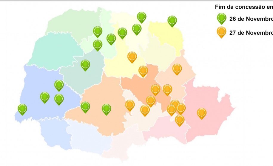 Com fim da concessão de rodovias, 14 praças de pedágio serão desativadas nesta sexta - Foto: Geraldo Bubniak/AEN