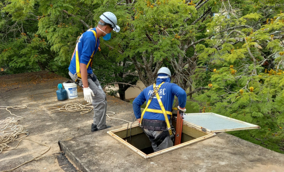 Sanepar recupera reservatórios de água tratada em Foz do Iguaçu