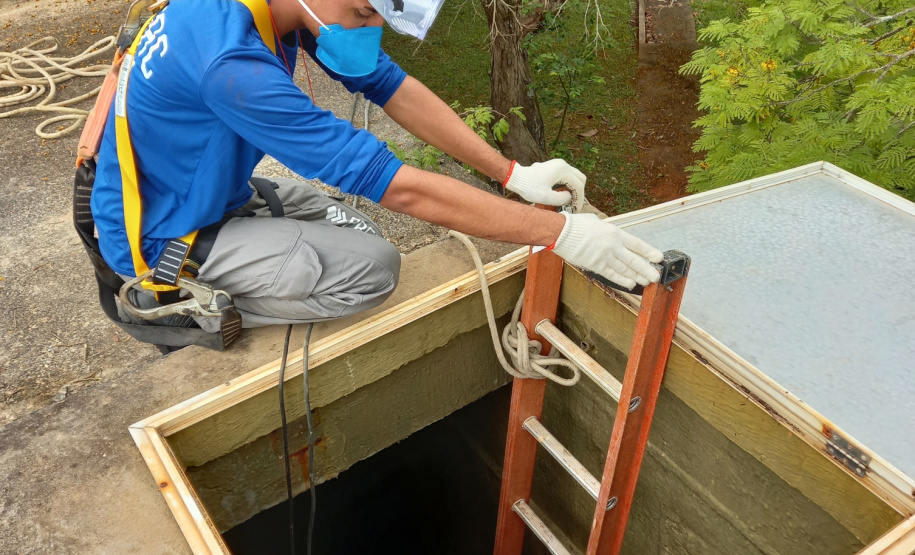 Sanepar recupera reservatórios de água tratada em Foz do Iguaçu