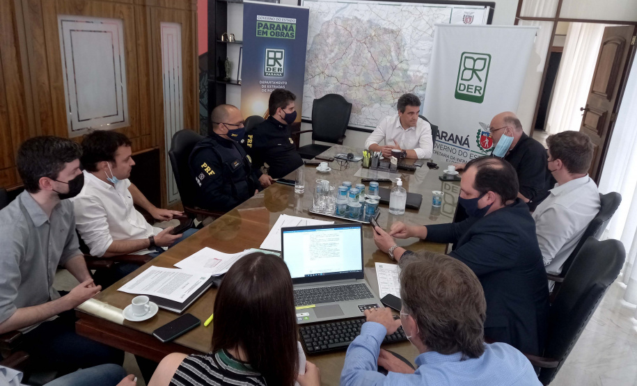 DER, Dnit e polícias rodoviárias definem a canalização do tráfego nas praças de pedágio