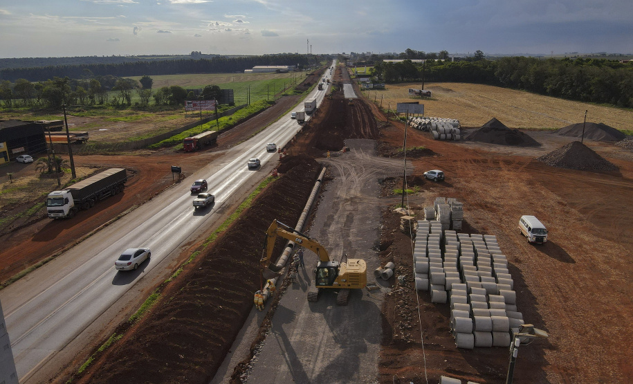 Após um ano de obra, Trevo Cataratas chega a 40% de execução em Cascavel