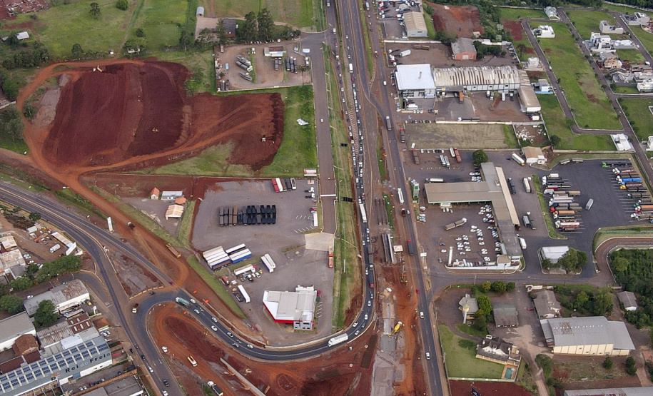 Após um ano de obra, Trevo Cataratas chega a 40% de execução em Cascavel