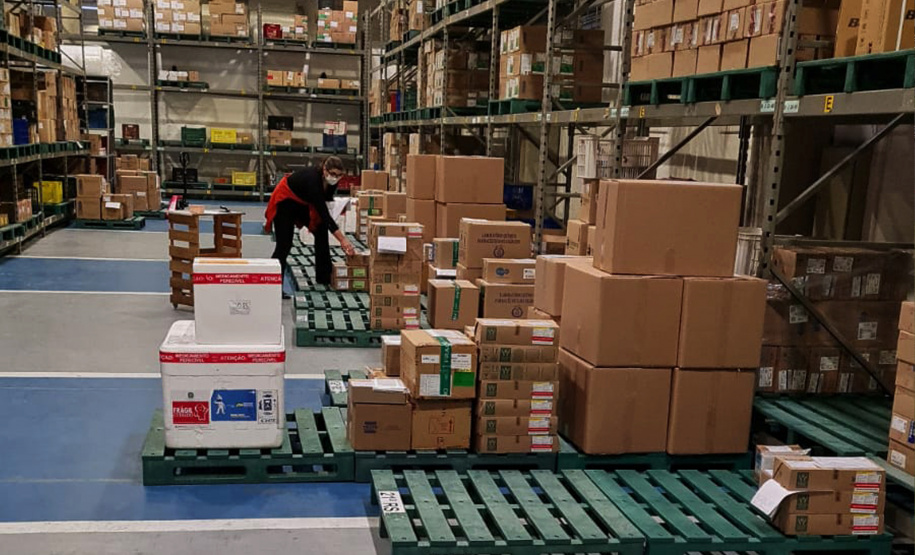 Saúde realiza distribuição de mais 176 mil doses aos municípios - Foto Gilson Abreu/AEN