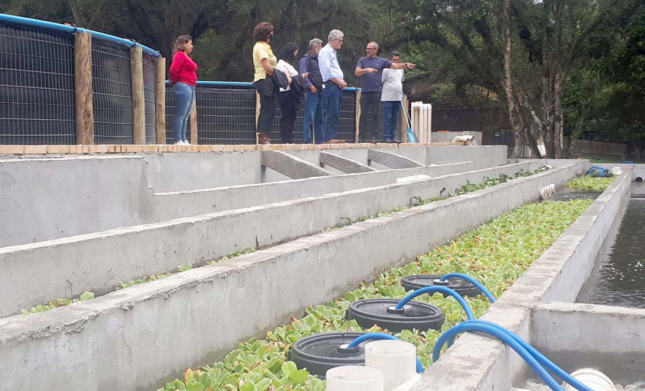 O secretário da Agricultura e do Abastecimento, Norberto Ortigara visita a Villa Peixes, em Curitiba. Foto:SEAB