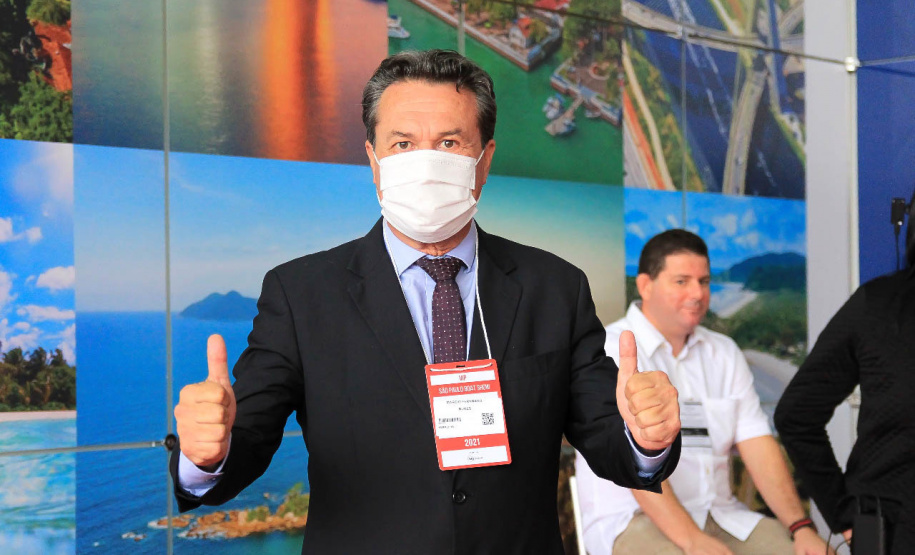 Com o intuito de divulgar destinos paranaenses para um público de todo o país, a Paraná Turismo e o Instituto Água e Terra registraram mais de mil atendimentos no estande paranaense no Boat Show, mais importante salão náutico da América Latina e que reuniu mais de 100 marcas expositoras na capital paulista. -  Curitiba, 10/11/2021 - Foto: Alessandro Vieira/ SEDEST