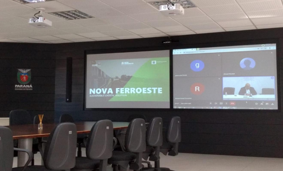 Após Expo Dubai, Governo do Estado apresenta detalhes da Nova Ferroeste a fundo de desenvolvimento árabe