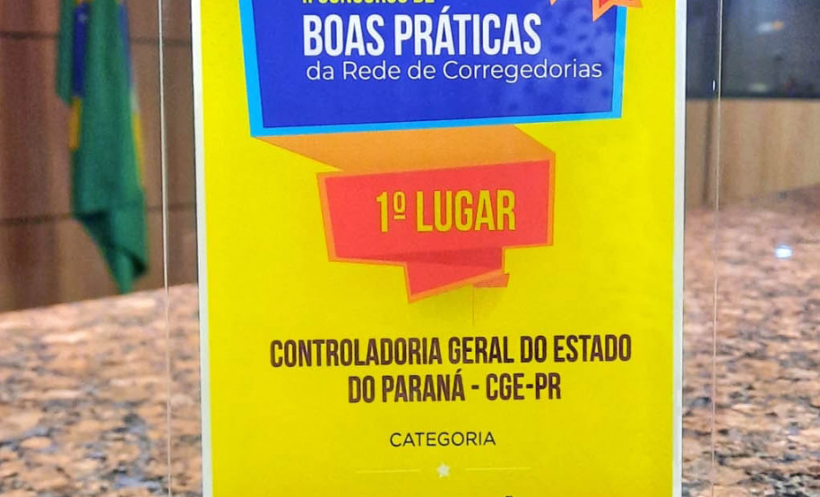 CGE do Paraná vence concurso nacional de boas práticas em corregedoria