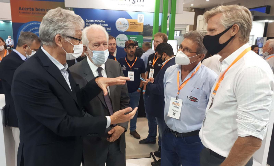 Abertura oficial da III International Fish Congress & Fish Expo Brasil 2021, que se realiza até sexta-feira (26) em Foz do Iguaçu. Foto:SEAB