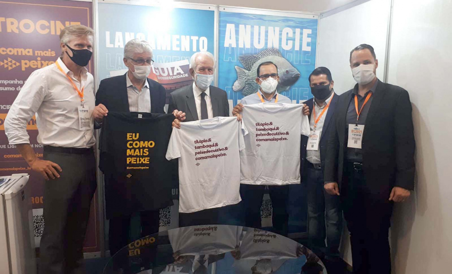 Abertura oficial da III International Fish Congress & Fish Expo Brasil 2021, que se realiza até sexta-feira (26) em Foz do Iguaçu. Foto:SEAB