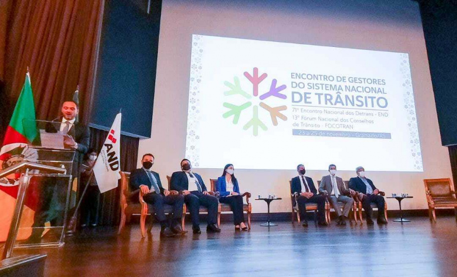 Em Gramado, Detran-PR anuncia que já converteu mais de 187 mil penalidades médias e leves em advertência por escrito - Gramado, 25/11/2021 - Foto: DetranParaná